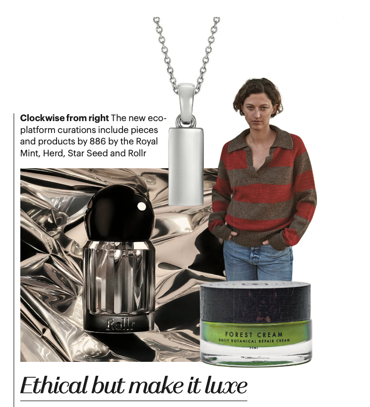 Sunday Times Style featuring the Pendle Jumper in Peat & Jam