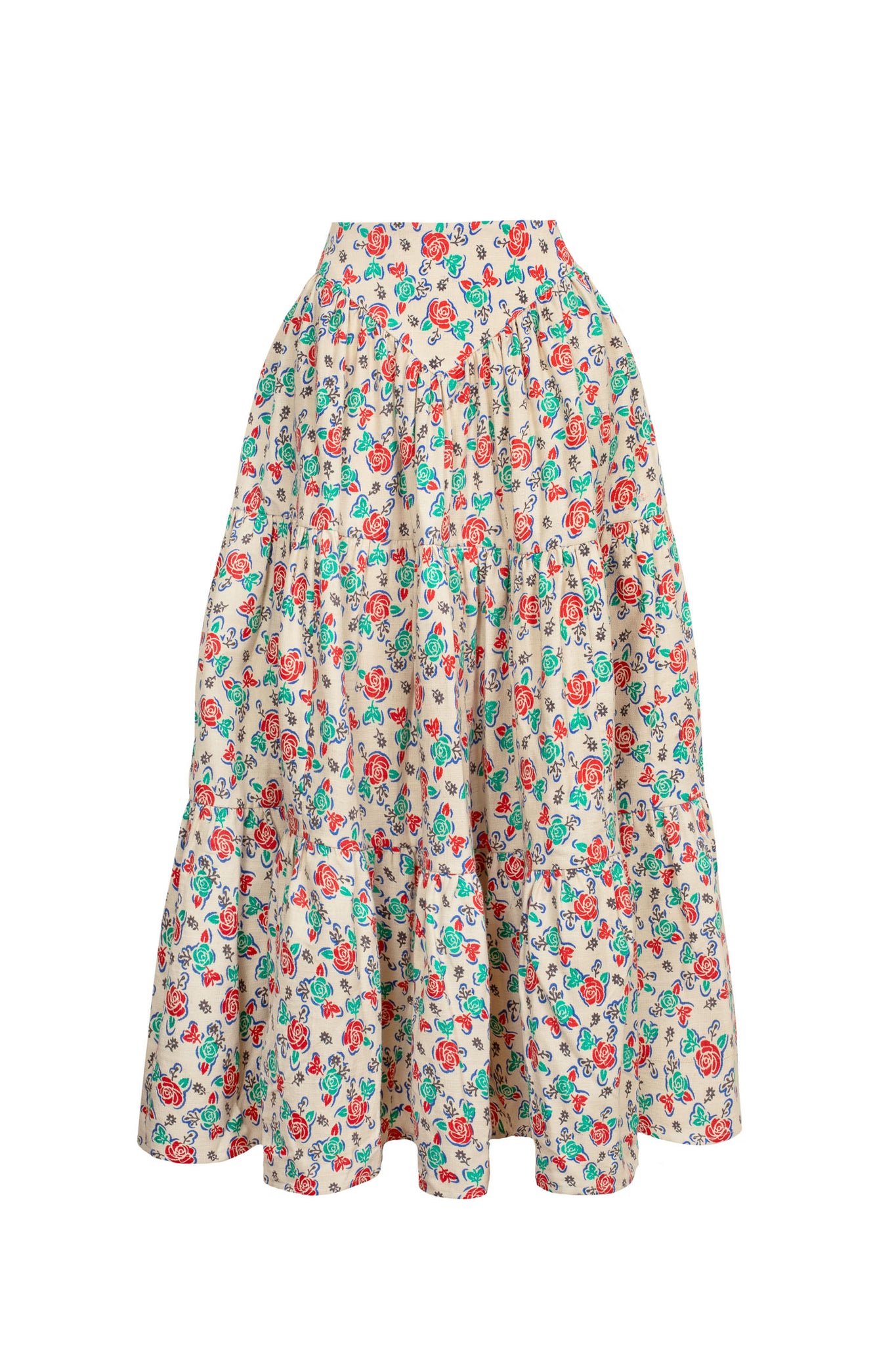 Campion Skirt in Vintage Print