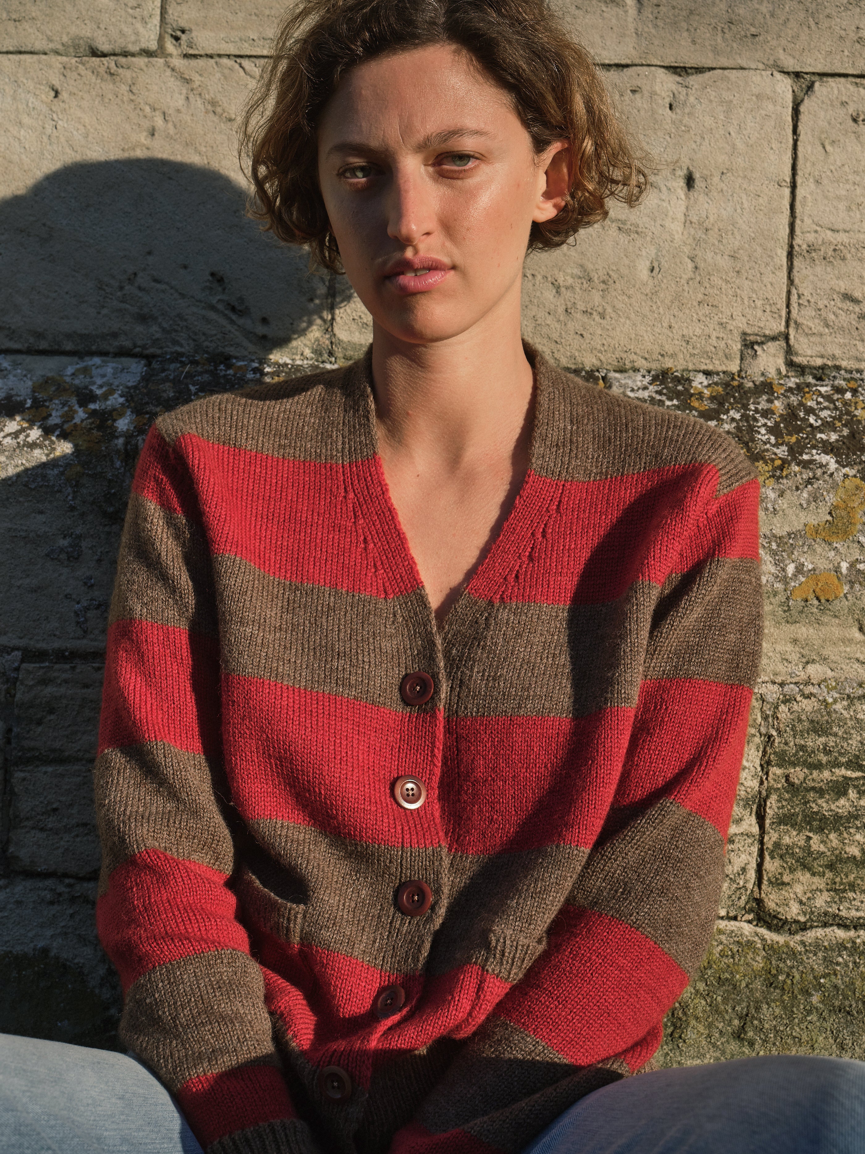 Pendle Cardigan Peat & Jam