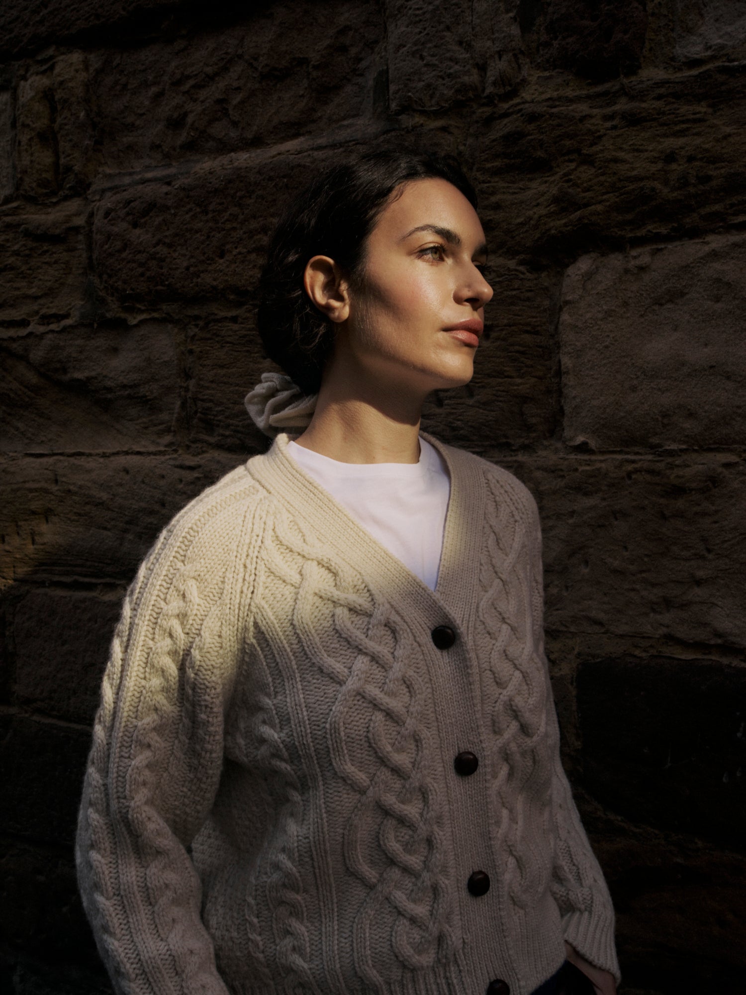 Whitby Cardigan Ecru