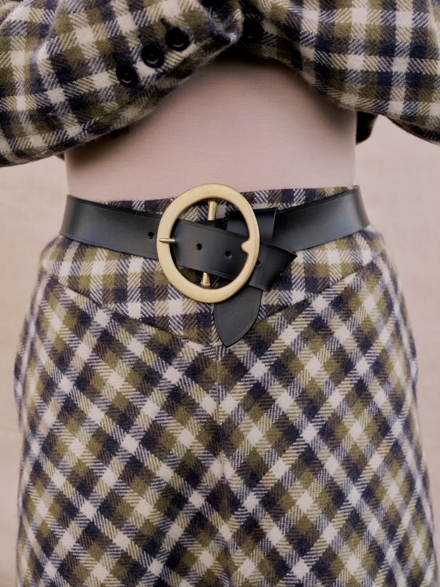 Stevie Belt Leather & Brass