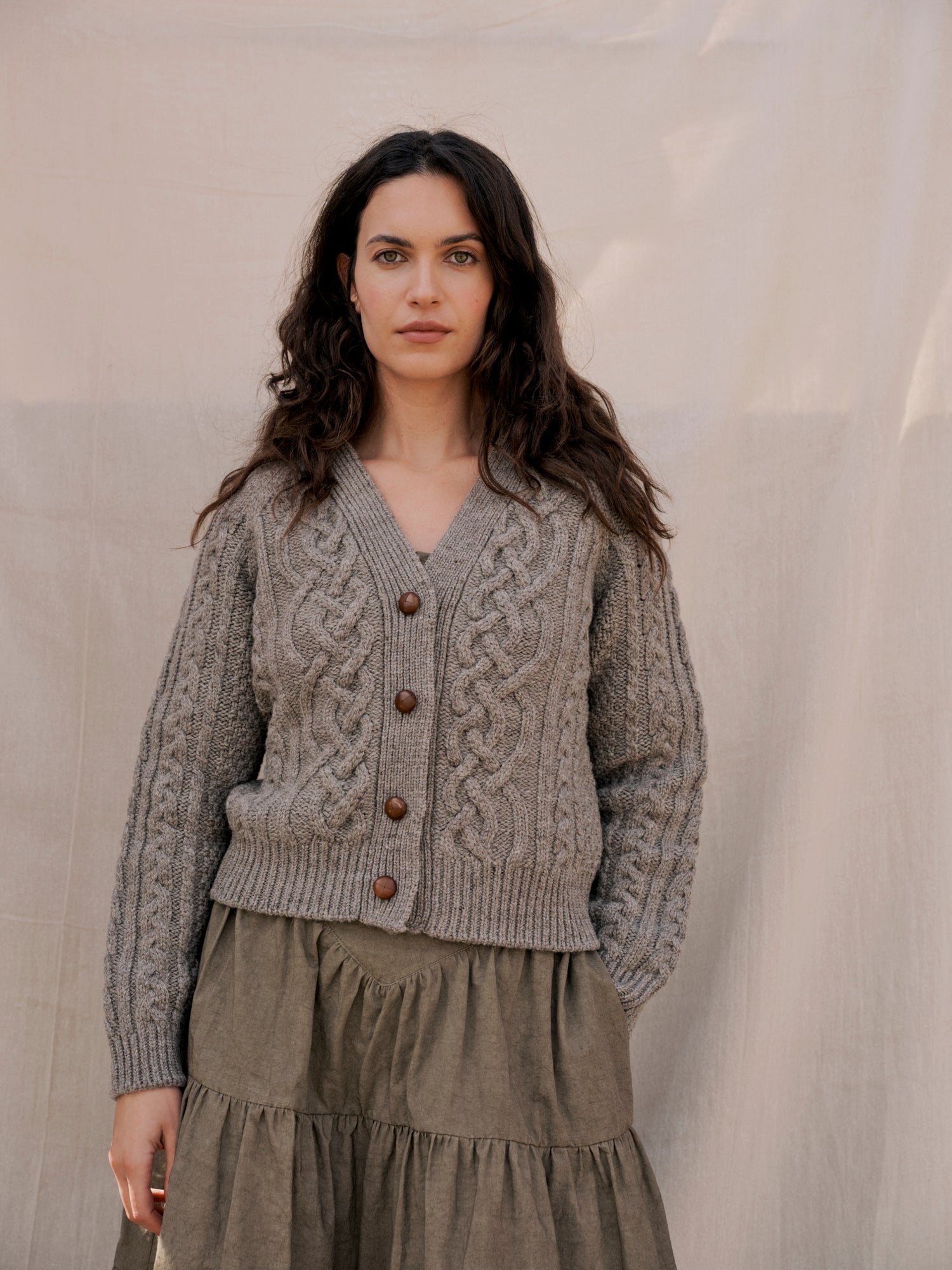 Whitby Cardigan Slate