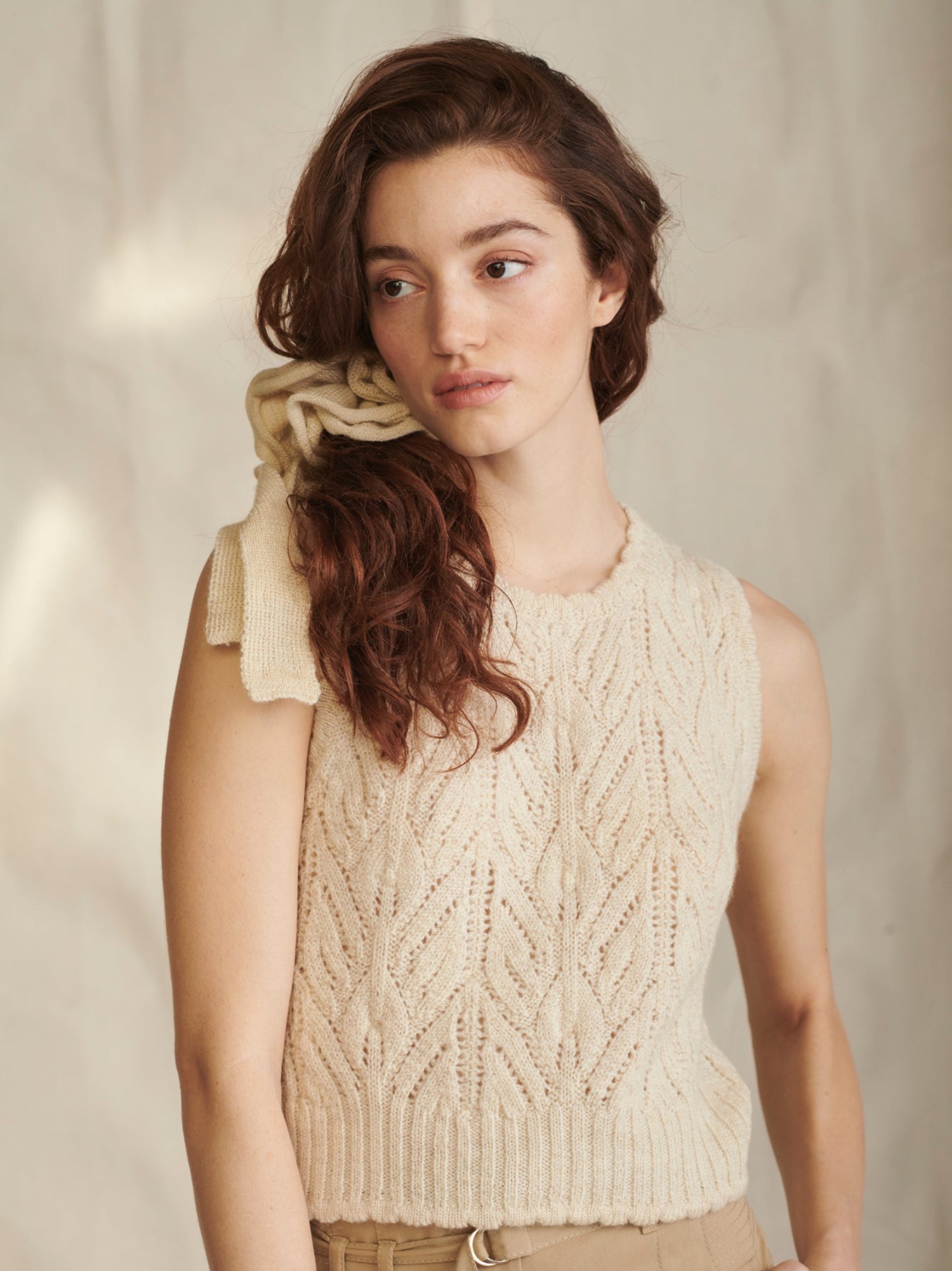 Wyre Vest Ecru