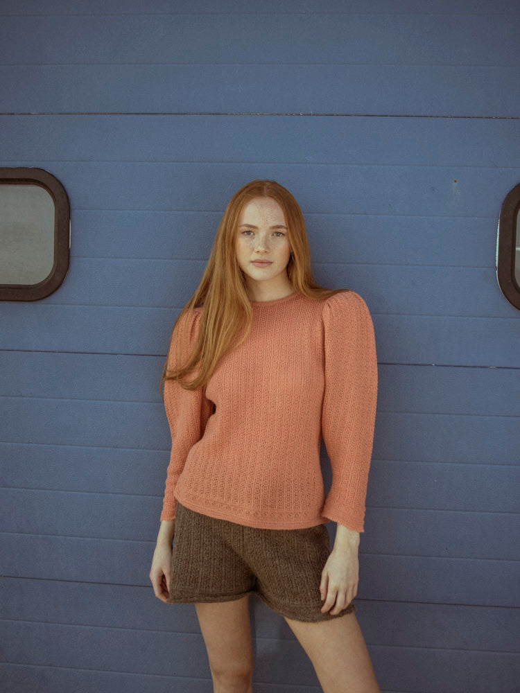 Lytham Knit Blouse Shrimp