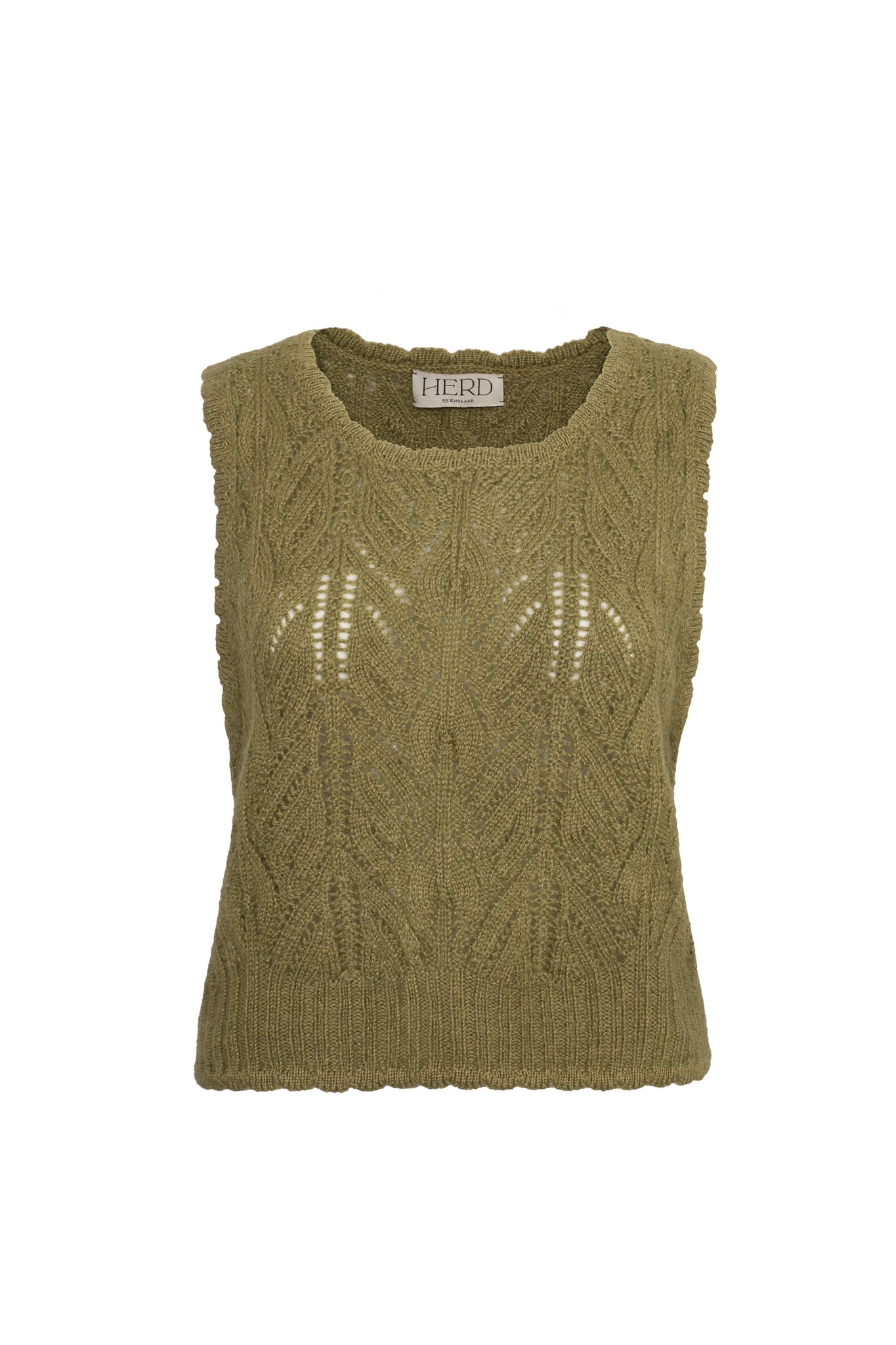 Wyre Vest in Moss