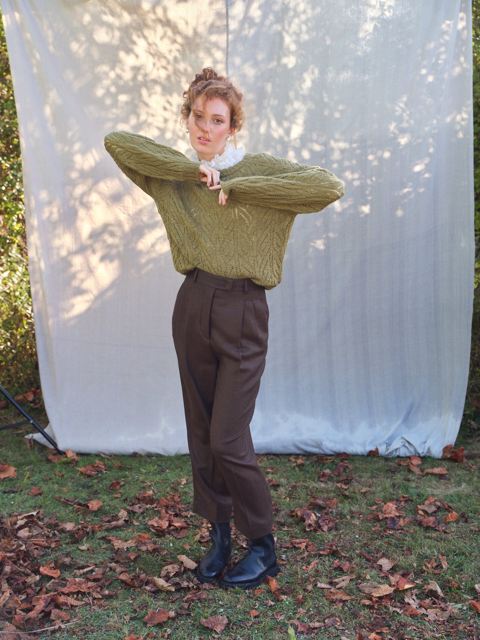 Wyre Jumper in Moss