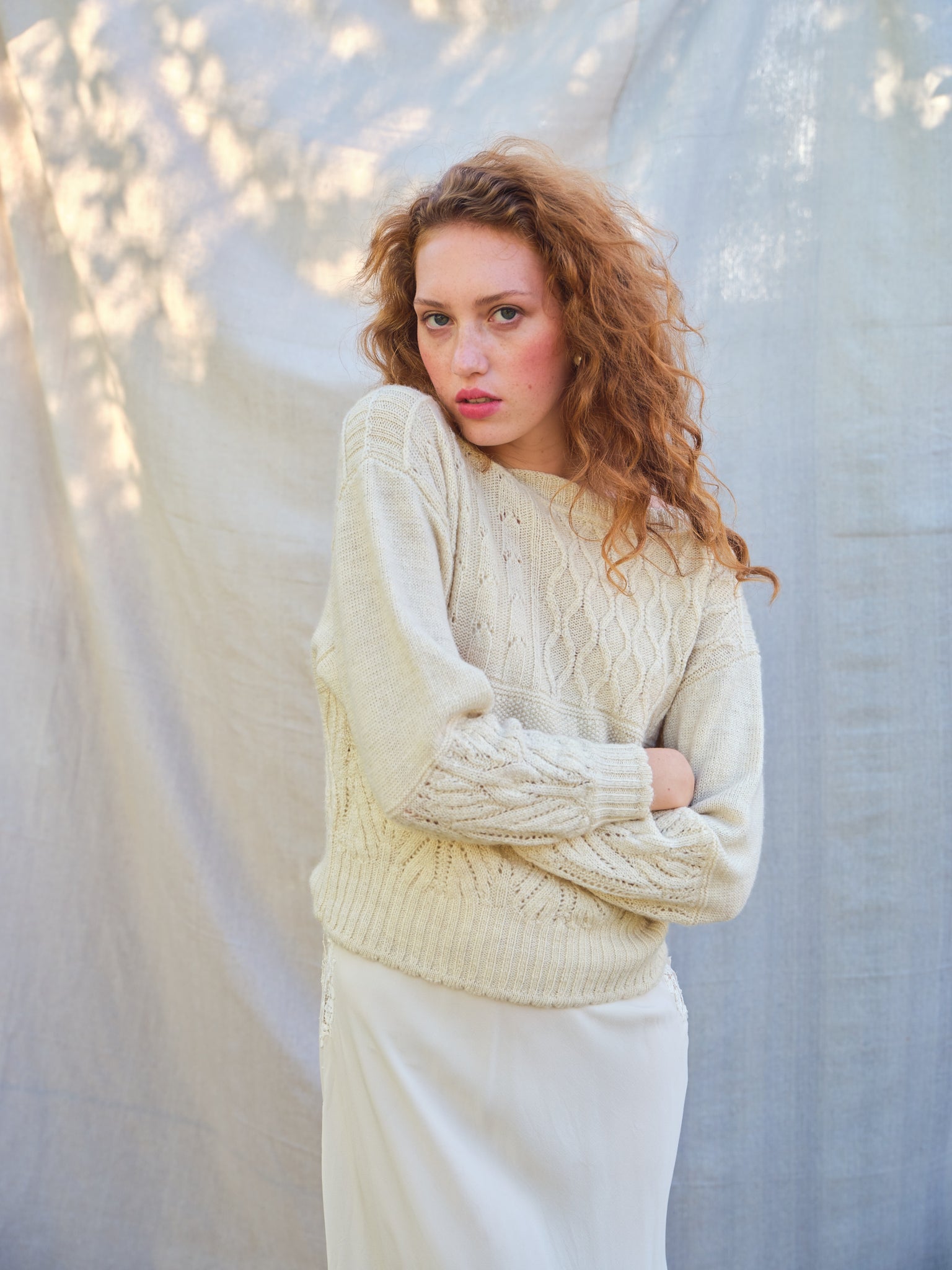 Freckleton Jumper in Ecru