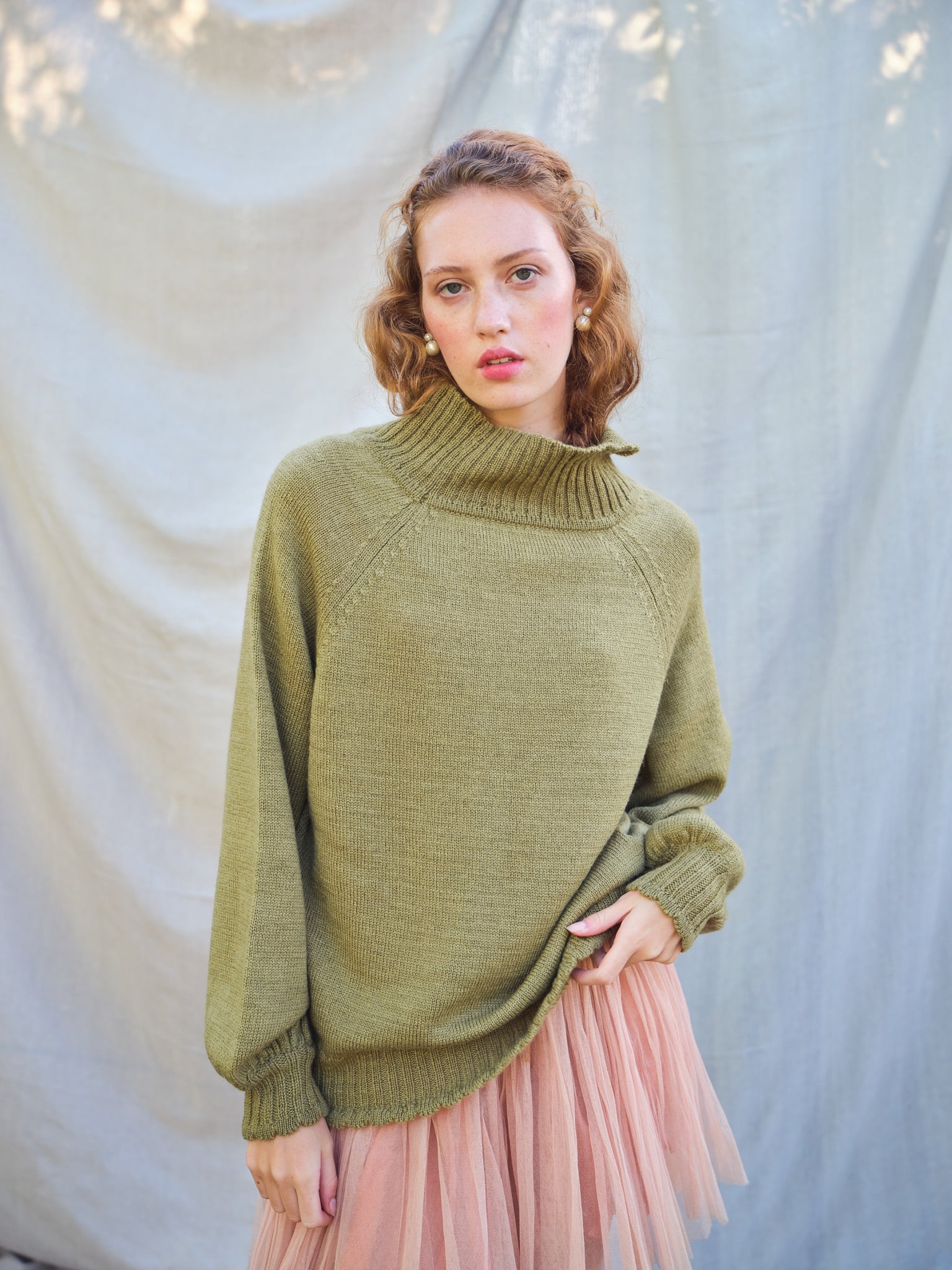 Elswick Jumper in Moss