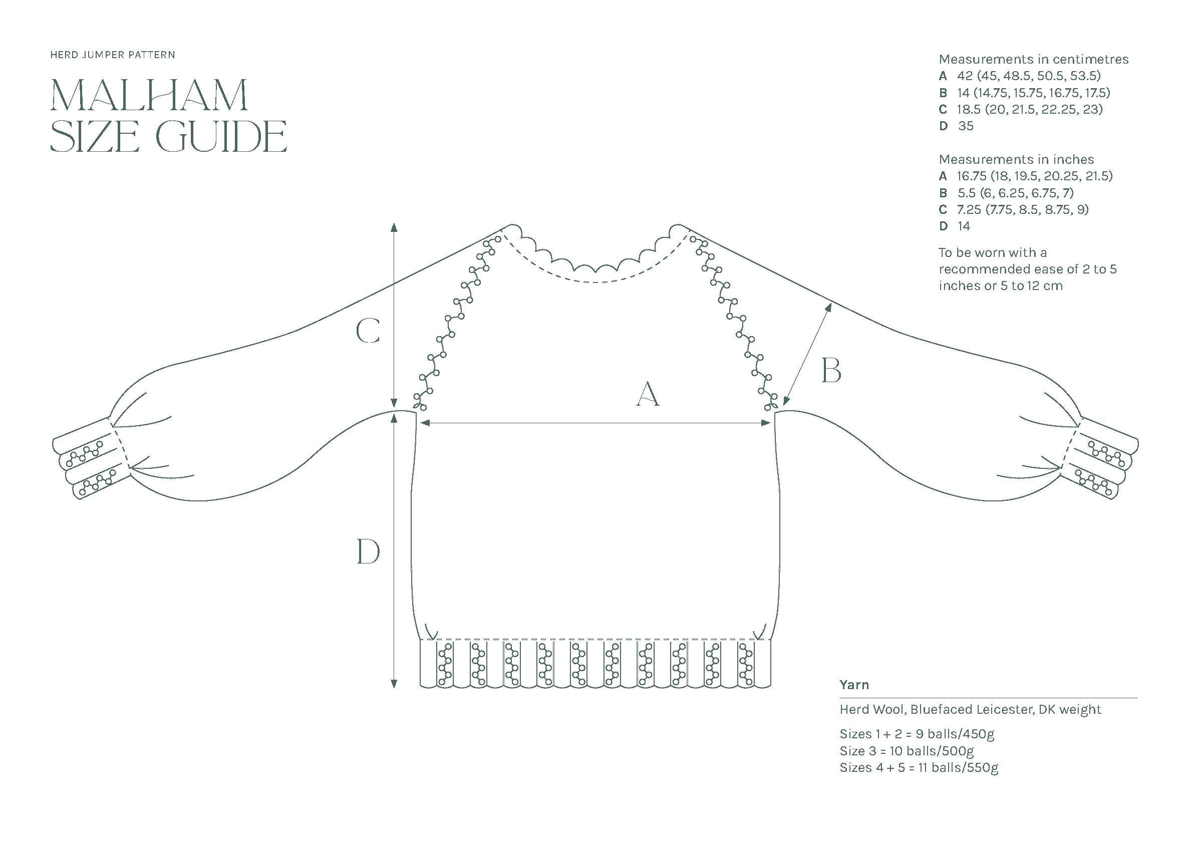 Knit Pattern Malham Jumper